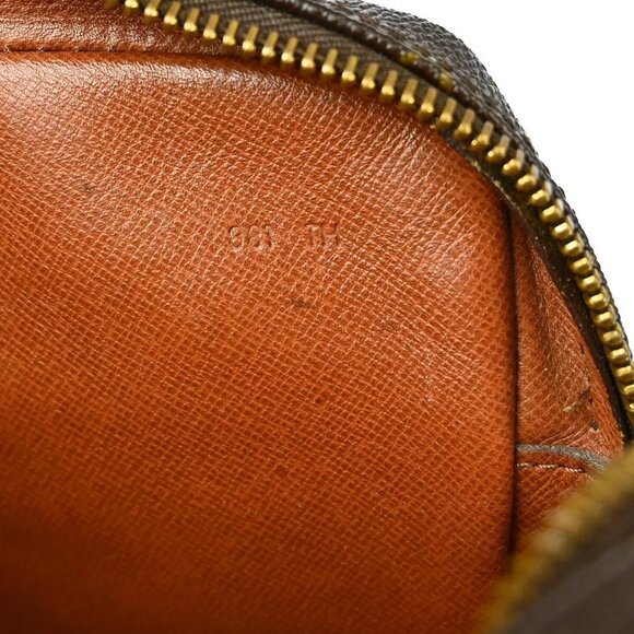 409241BT (L3) Louis Vuitton Clutch Bag Dragonne GM Brown Monogram - Picture 9 of 10